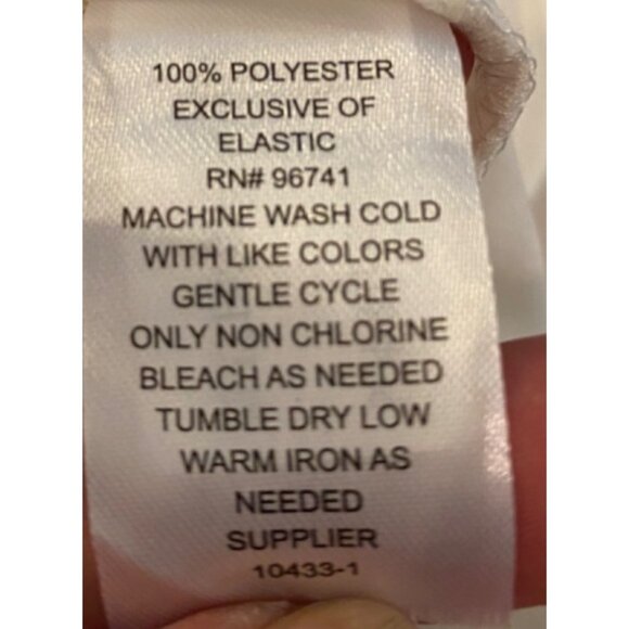 Floral Chiffon Dress or Long Blouse Crisscross Neckline & 3/4 Sleeves Size 0X XL - Picture 4 of 9